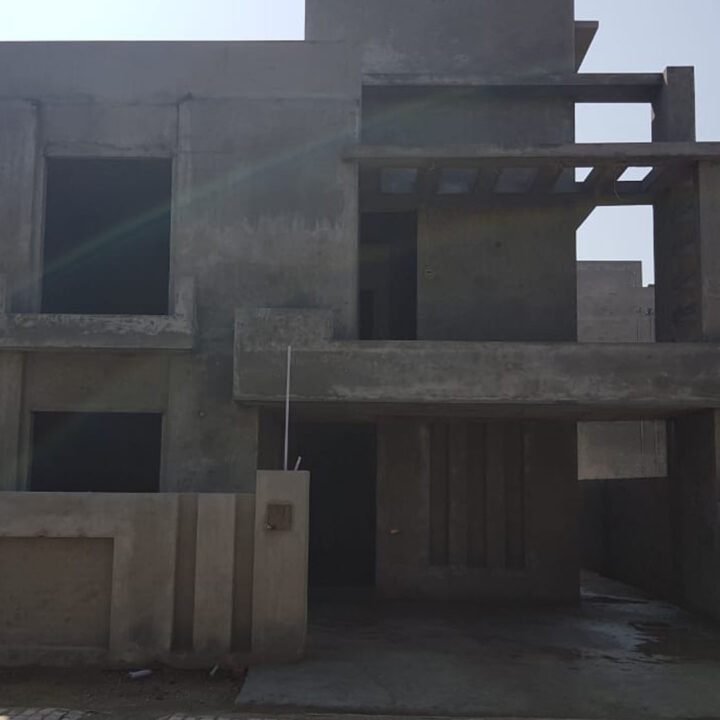 gray structure cost in dha lahore