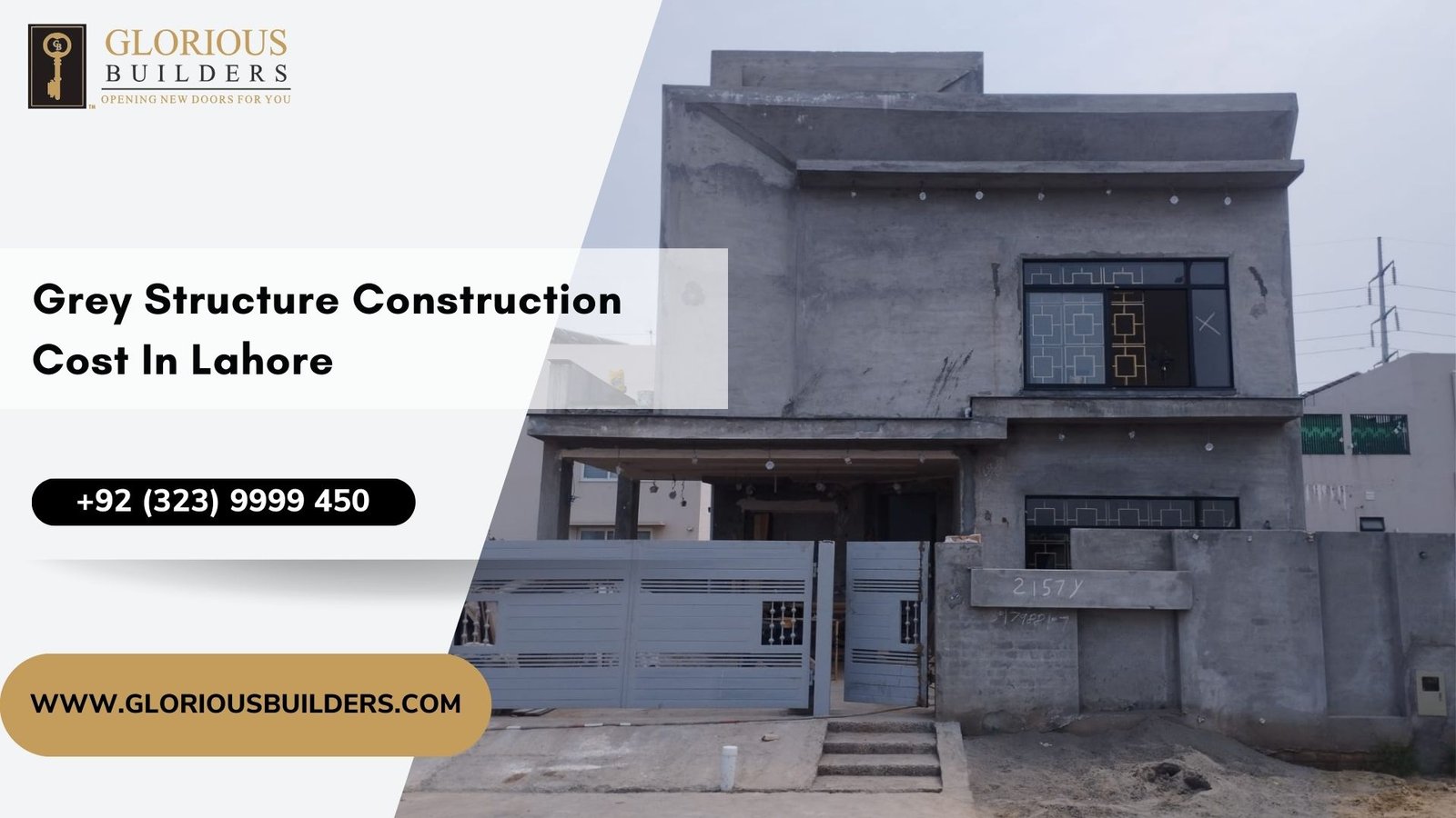 Grey Structure Construction Cost In Lahore