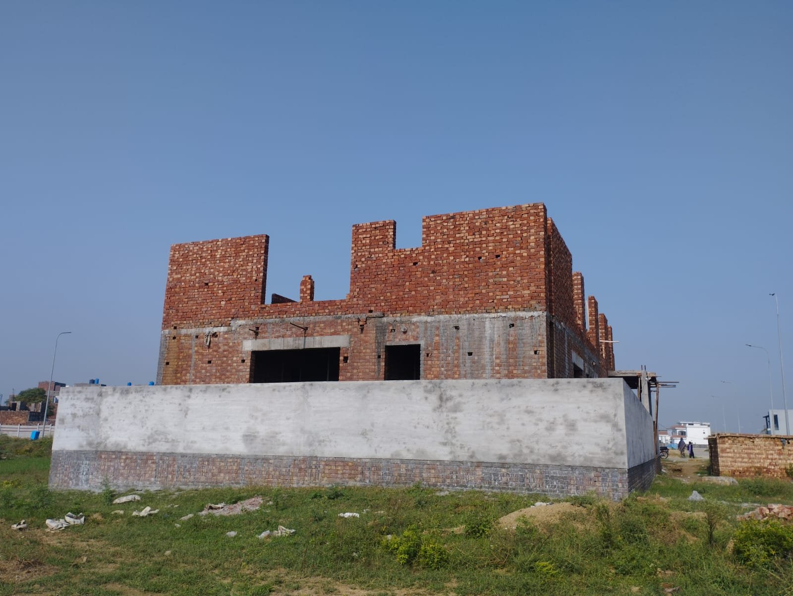 Grey Structure Construction Lahore