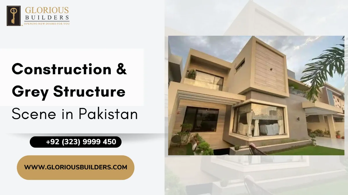 Construction & Grey Structure Scene in Pakistan